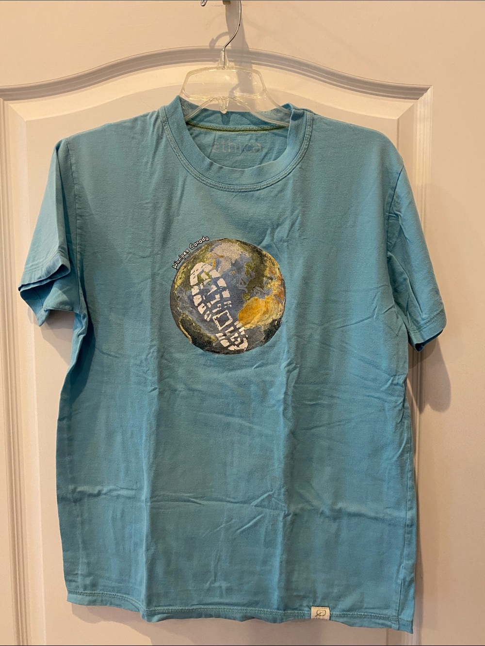 Etica light blue crewneck tee